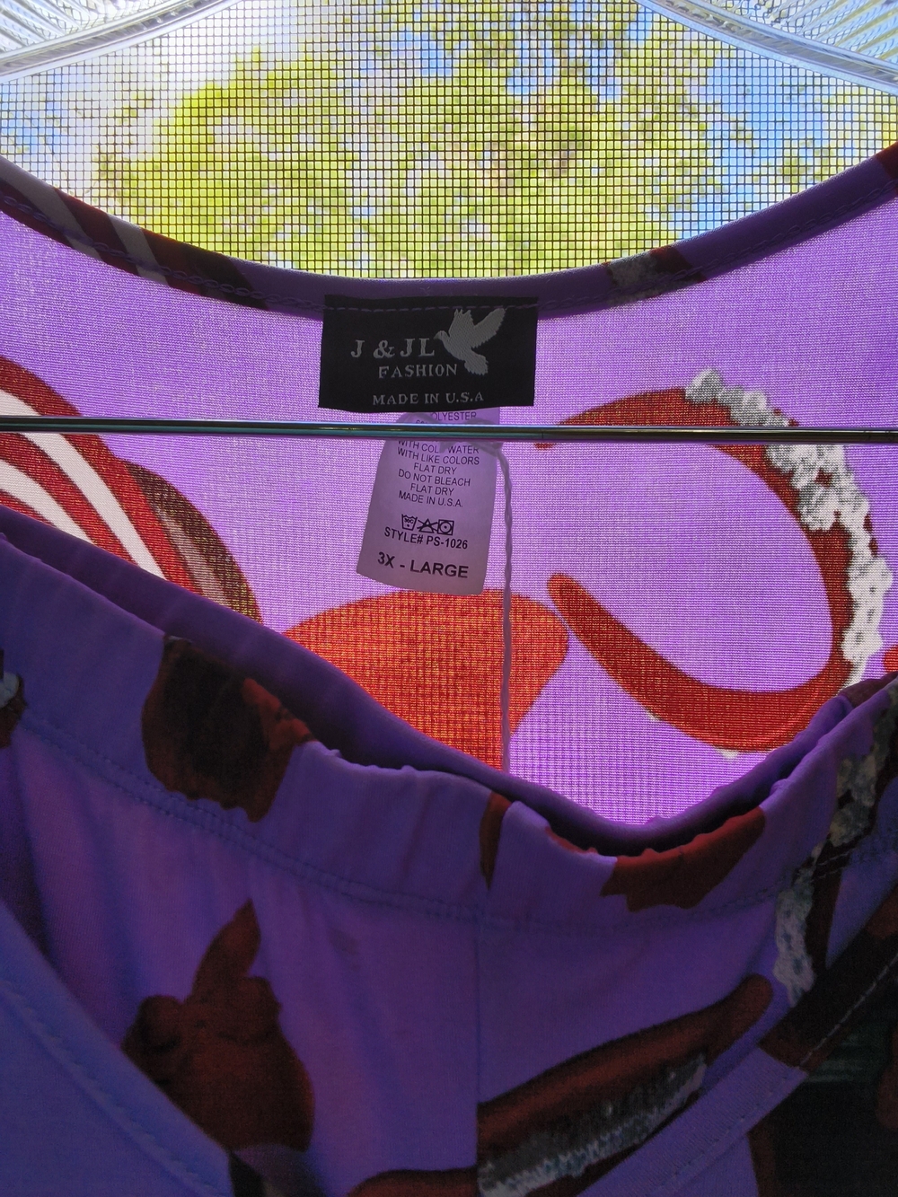 Purple Floral Women’s Top - 3X